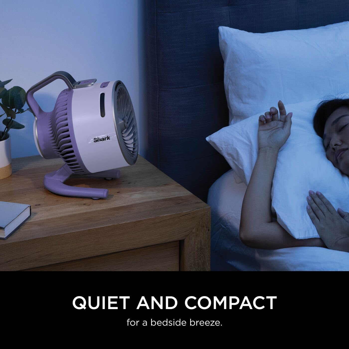 Shark FlexBreeze HydroGo Cordless Fan, Powerful Portable Fan with Misting, Indoor & Outdoor Cooling, Quiet & Durable, Compact & Lightweight, 5 Speed Settings, Lilac FA050UKLV