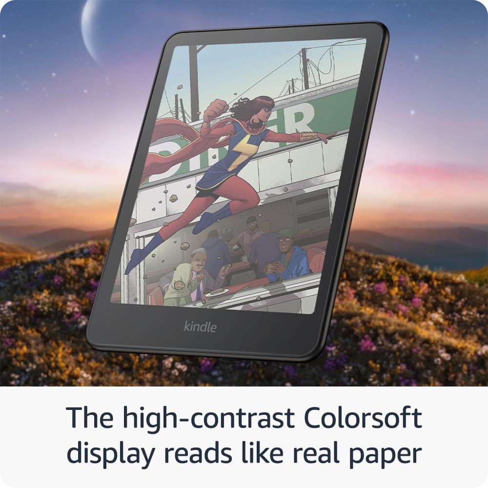 Amazon Kindle Colorsoft (newest gen) | With colour display and adjustable warm light – 16 GB