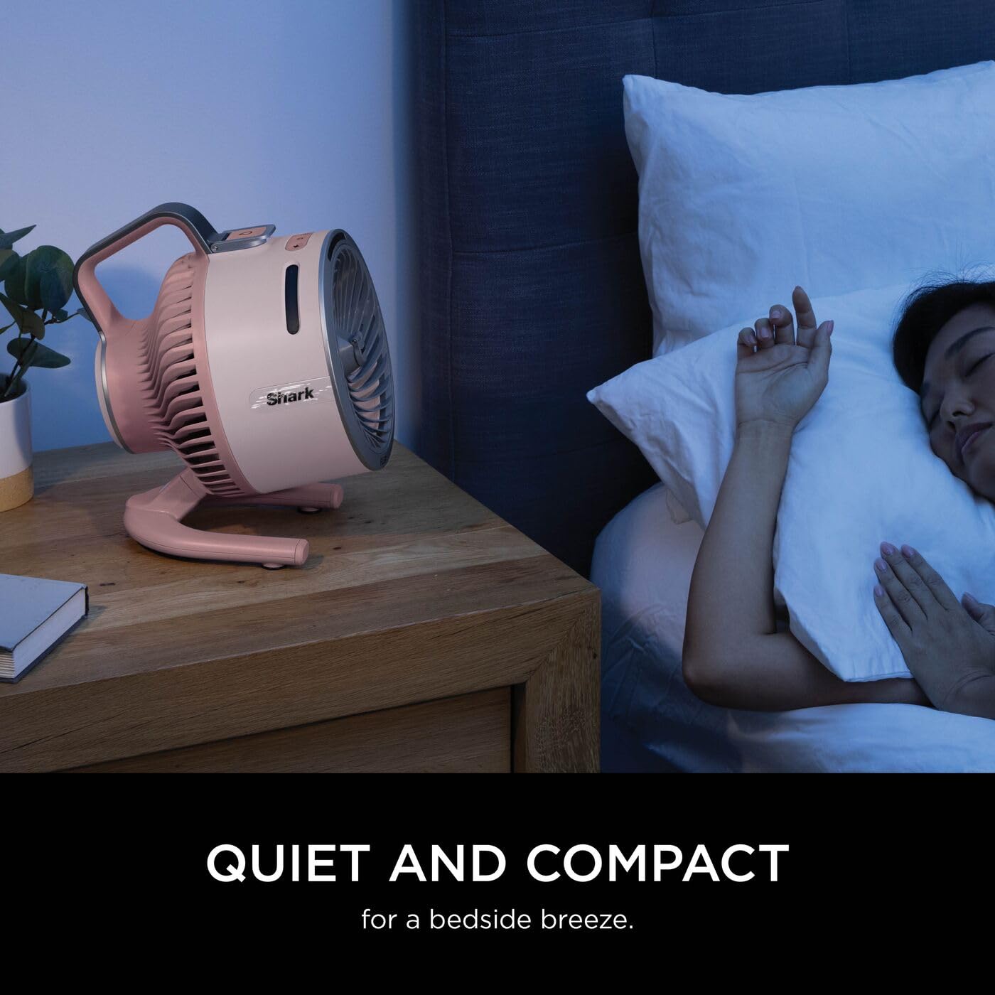 Shark FlexBreeze HydroGo Cordless Fan, Powerful Portable Fan with Misting, Indoor & Outdoor Cooling, Quiet & Durable, Compact & Lightweight, 5 Speed Settings, Lilac FA050UKLV