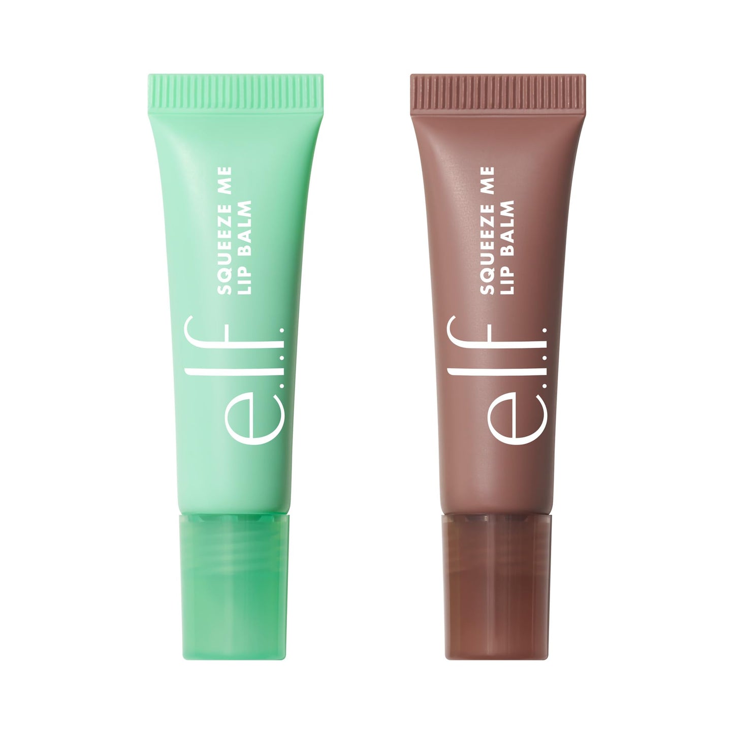 e.l.f. Squeeze Me Lip Balm Duo, Moisturizing Lip Balm for a Sheer Tint of Colour, Infused with Hyaluronic Acid, Vegan & Cruelty-Free, MINT/CHOCOLATE