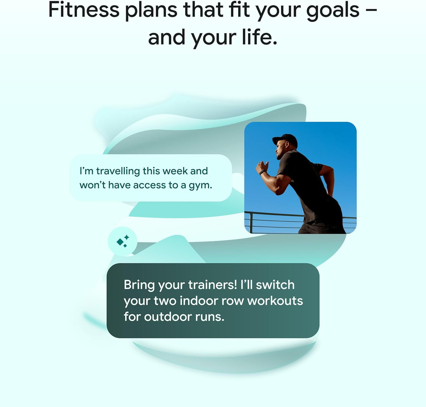 Google Fitbit Air - Screenless Activity Tracker with Fitness, Heart Rate, and Sleep Tracking - Works with iOS and Android - Obsidian + Fitbit Air Active Band - Berry, Small
