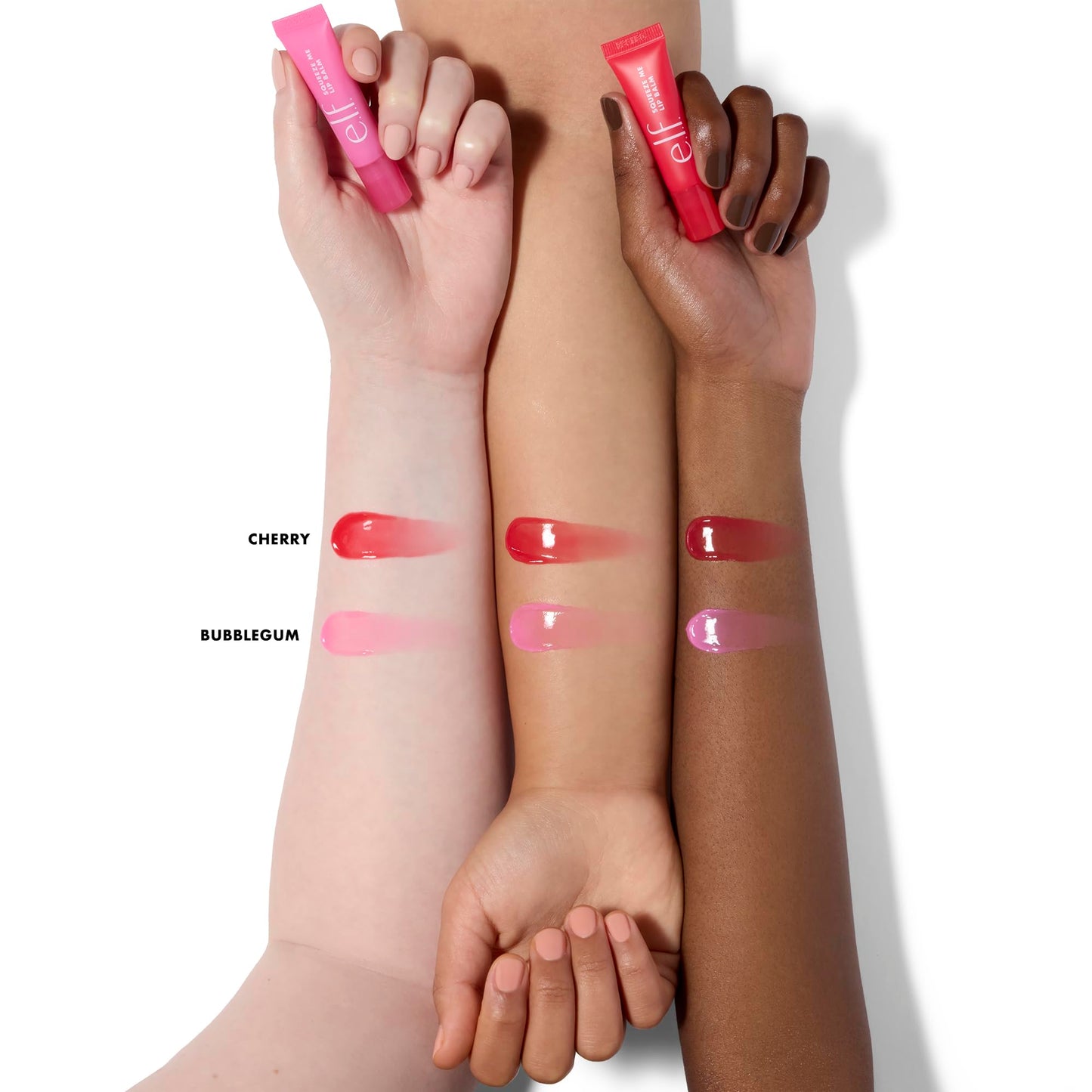 e.l.f. Squeeze Me Lip Balm Duo, Moisturizing Lip Balm for a Sheer Tint of Colour, Infused with Hyaluronic Acid, Vegan & Cruelty-Free, MINT/CHOCOLATE