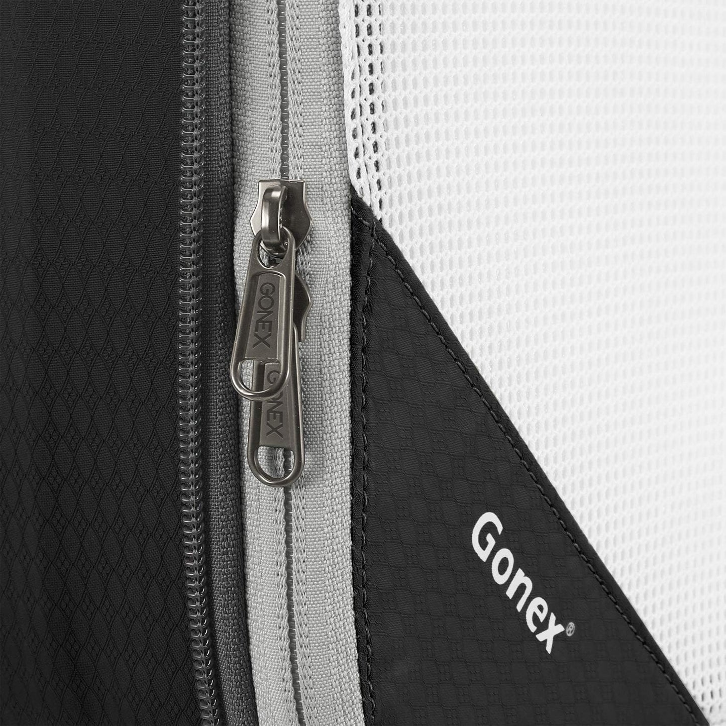Gonex Compression Packing Cubes, 6 PCS Travel Luggage Packing Organizers with Mesh Extensible Suitcase Organiser for Travel, Pink