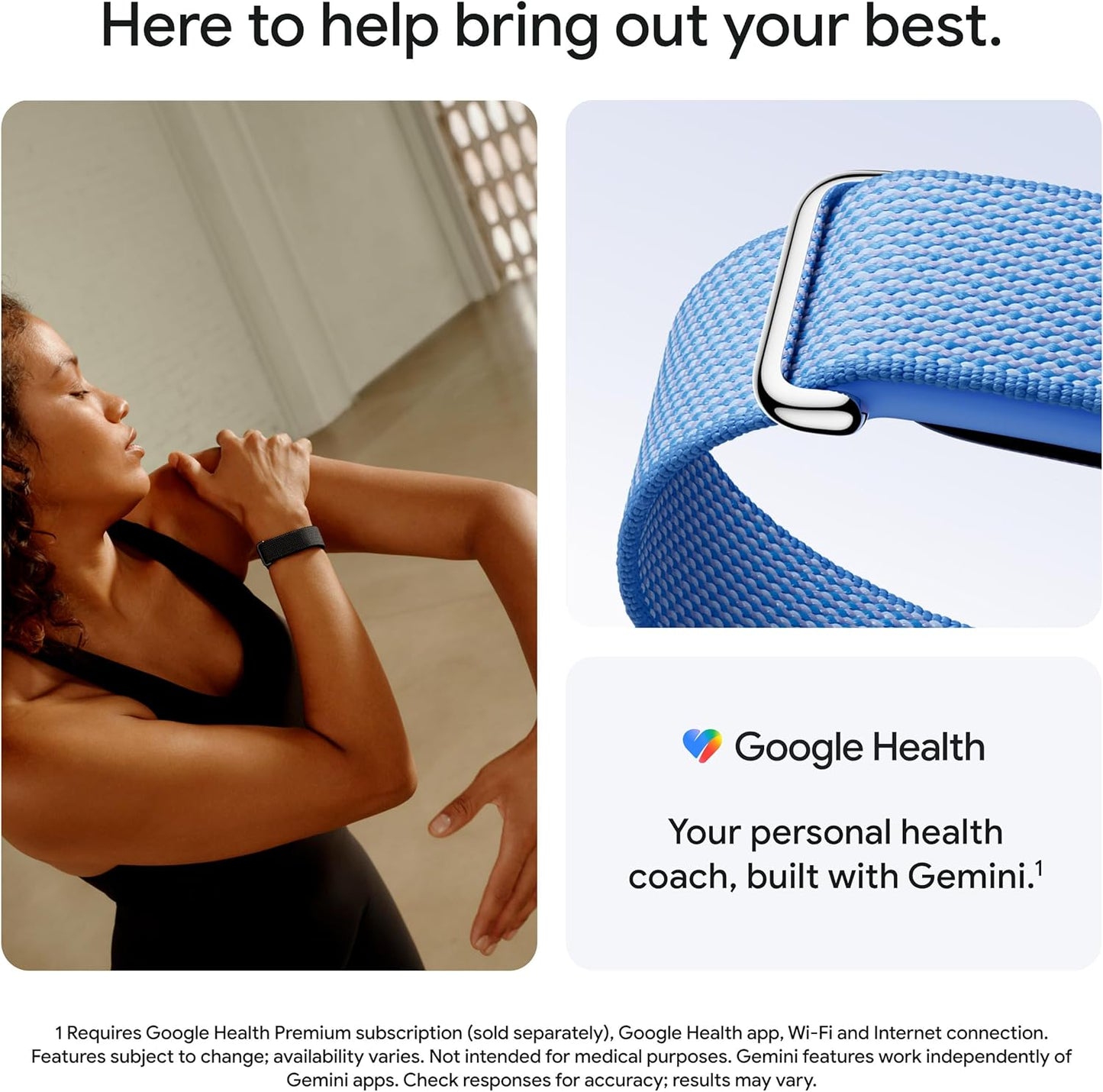 Google Fitbit Air - Screenless Activity Tracker with Fitness, Heart Rate, and Sleep Tracking - Works with iOS and Android - Obsidian + Fitbit Air Active Band - Berry, Small
