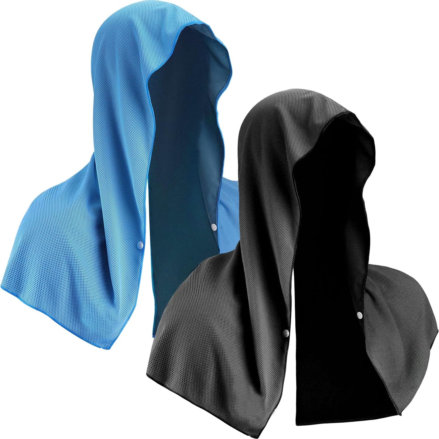 WIURGOHA 6 Pack Cooling Towels for Neck and Face,Microfiber Cooling Gym Towels,Soft Cooling Neck Towels Rags Cooling Neck Wraps Sweat Towel for Sports,Gym,Yoga,Workout,Running,Camping(40"x12")