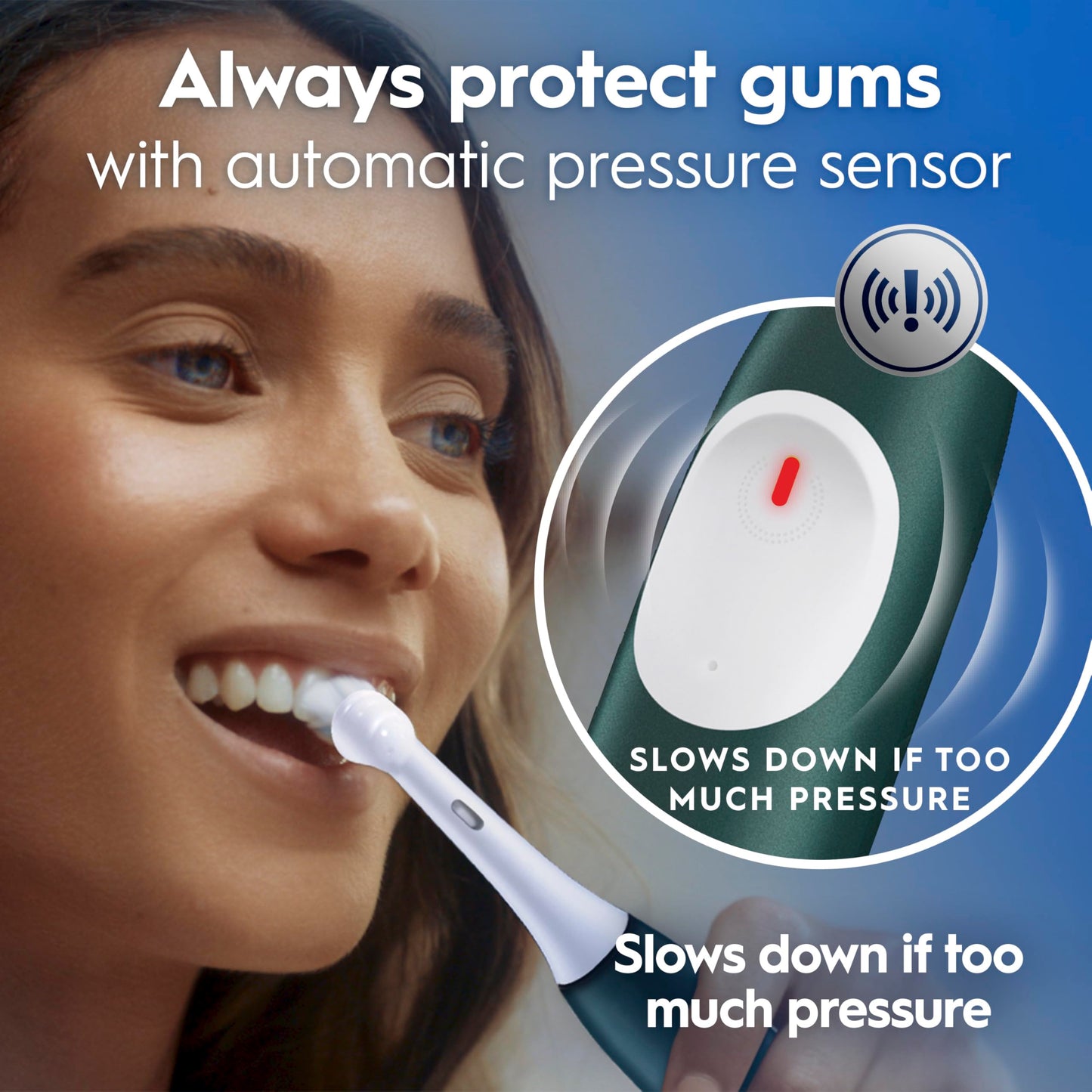 Oral-B iO2 Electric Toothbrush, Night Black - Long-Lasting Battery for Travel, Includes Gentle Care Brush Head, Travel Case and Refill Holder, Easy Switch to Electric Brushing, UK Two Pin Plug