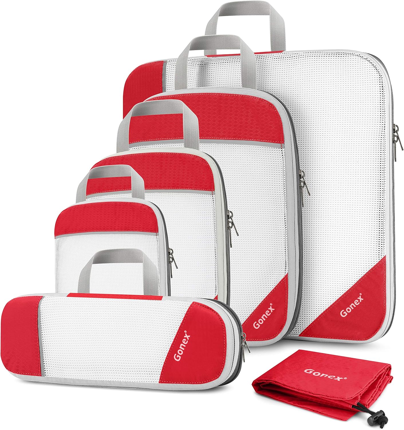 Set of 6 Red
