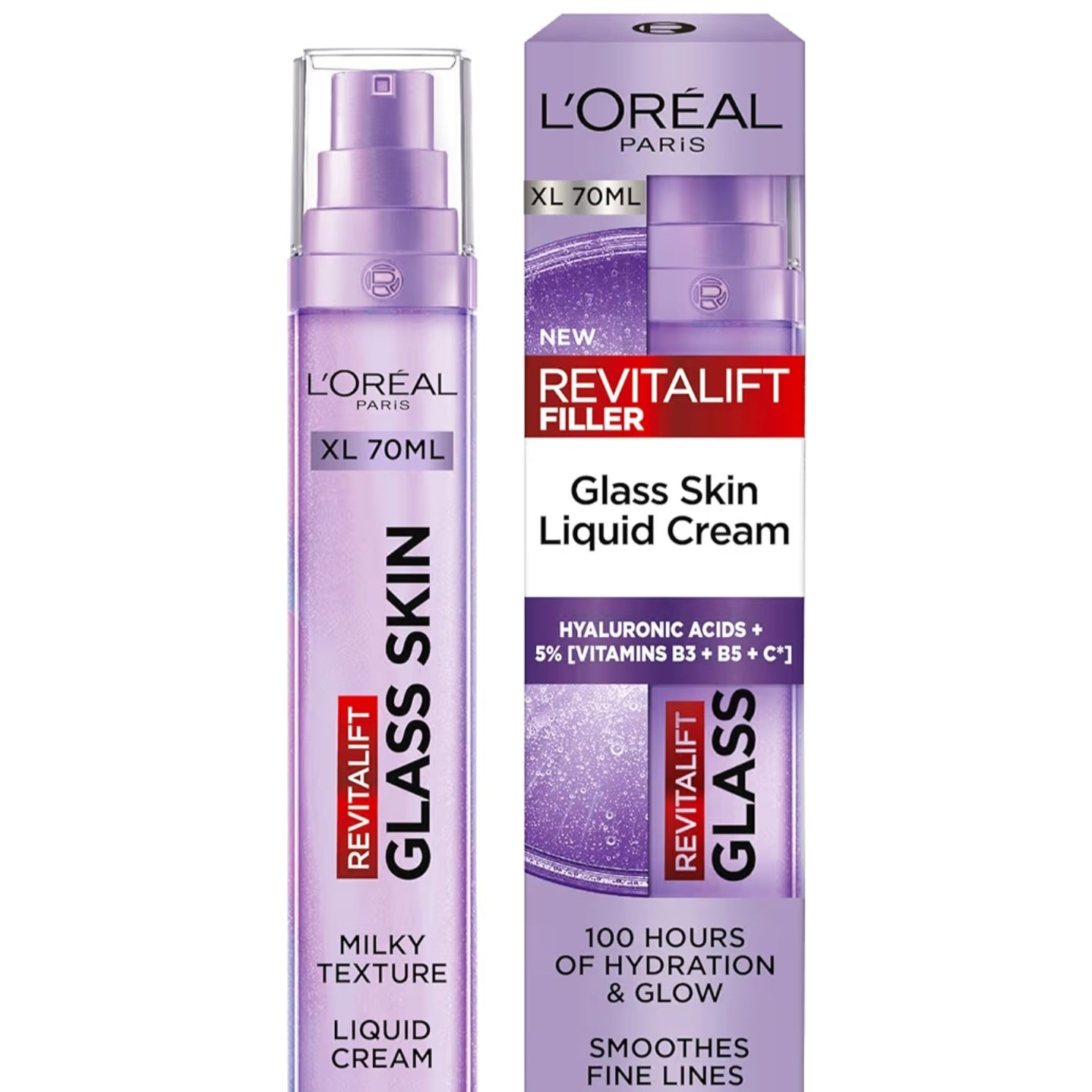 L'Oreal Paris Revitalift Filler Glass Skin Liquid Cream